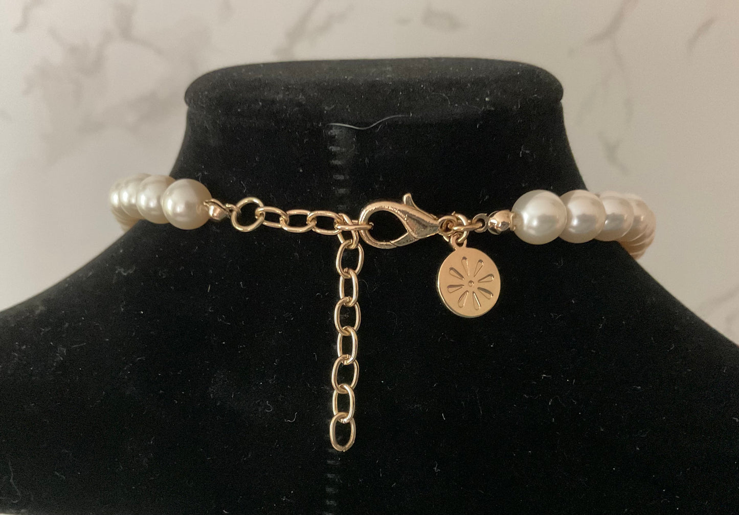 Isaac Mizrahi Pearl Flower Necklace