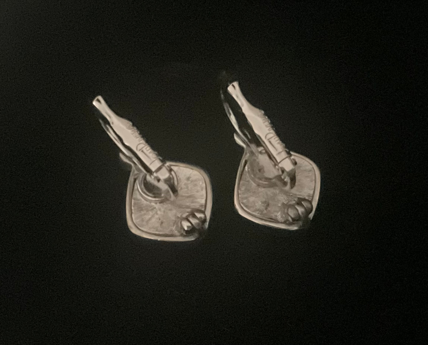 Vintage Joan Rivers Interchangeable Gemstone Earrings