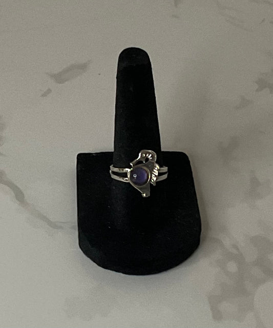 Vintage Silver Sizable Starfish Mood Ring