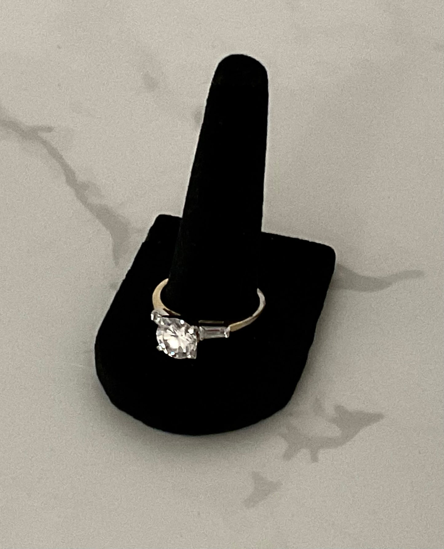Diamonique Round 1 Carat Solitaire Ring