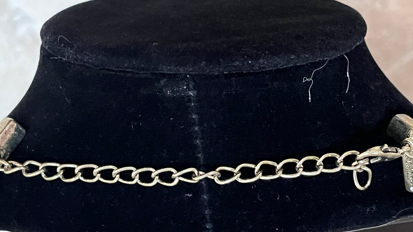 Vintage Shyanne Gold Dangle Choker Necklace